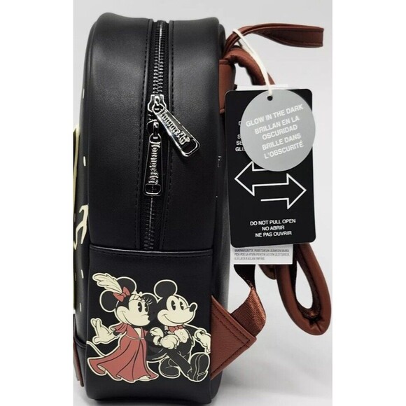 2024 Disney Parks Tower‎ of Terror GITD Stitch Donald Mickey Loungefly B… - Picture 3 of 5